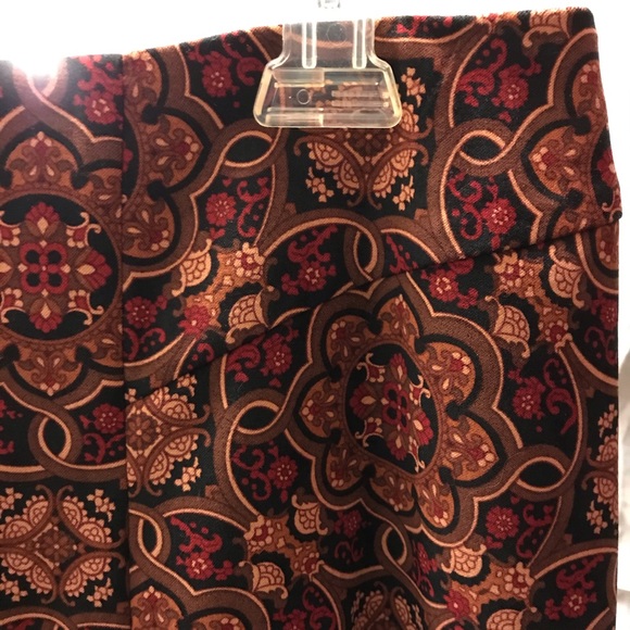 NWOT Early 2000s USA Briggs Geometric Flared Skirt - Picture 4 of 4